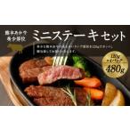 熊本 赤牛 ミニステーキ 480g