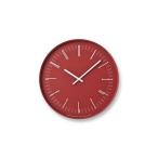 金工品 Draw wall clock レッド
