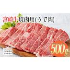 ふるさと納税 宮崎牛焼肉(うで肉)約500g TF0568-P00012 宮崎県高原町