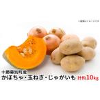 ショッピングふるさと納税 玉ねぎ ふるさと納税 【2026年発送先行予約】十勝幕別町産 かぼちゃ2個・玉ねぎ4kg・じゃがいも2kg 計約10kg［山田敏明牧場］ 野菜 たまねぎ セット 詰.. 北海道幕別町