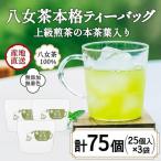 八女茶100% マグカップ用煎茶ティーバッグ 75個