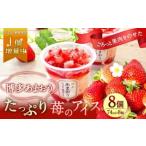 博多あまおう 苺のアイス 74ml×8個