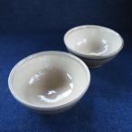 小石原焼飛鉋四寸碗2個セット 金丸窯 直径約12cm