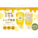 辻養蜂場 百花蜜 レンゲ蜂蜜 300g×各1本 計600g