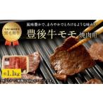 074-383 豊後牛 赤身 モモ 焼肉用 約1.1kg