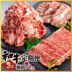 定期便 和牛定期便 全3回 ロース 切落し