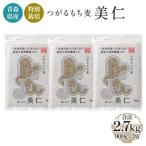 農薬 化学肥料不使用 つがるもち麦 美仁 900g×3袋
