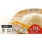 ふるさと納税 米 定期便 6ヶ月きぬむすめ 10kg（5kg×2袋） 令和5年産 岡山県産 米 お米 白米 岡山県倉敷市