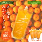まる搾りみかんジュース 1 000ml×3本