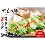 博多本格もつ鍋セット 2~3人前×2セット