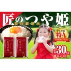 特別栽培米 匠のつや姫 5kg×6回コース