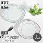 花暦 ヤシの実型皿 プレート お皿 ペアセット