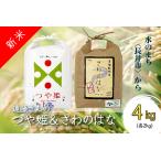 遠藤さんのつや姫 &amp; さわのはな 4kg