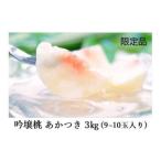 ふるさと納税 No.2320【限定100箱】吟壌桃「あかつき」約3kg【2025年発送】 福島県福島市