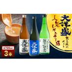 ふるさと納税 大洋盛の人気レギュラー酒飲み比べ  720ml×3本 3種飲み比べ（純米吟醸・普通酒・辛口特別本醸造）大洋盛セットI [AB4031] 新潟県村上市