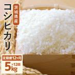 定期便 常陸牛農家が育てるコシヒカリ 5kg×12回