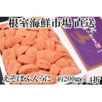 根室 市場 エゾバフンウニ 赤系 約200g×4折