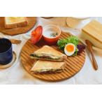 皿 トーストを美味しく食べる木のパン皿