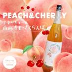 ふるさと納税 SA1449 酒田の酒屋厳選 子宝リキュール 山形もも・さくらんぼ 1800ml×1本 山形県酒田市