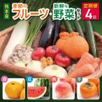春夏秋冬 季節の新鮮 フルーツ 野菜 セット