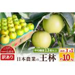 ふるさと納税 【26年3月発送】りんご 平均糖度13度以上！ 王林 約10kg 訳あり クール便 青森 果物 フルーツ 林檎 リンゴ くだもの 不揃い 規格外 青森県弘前市