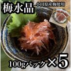 梅水晶 食べきり小パック 5枚セット 惣菜