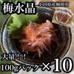 梅水晶 食べきり小パック 10枚セット 惣菜