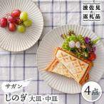 サガンしのぎ 大皿 中皿 プレート 4枚