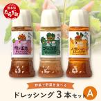 野菜で野菜を食べる ドレッシング 3本