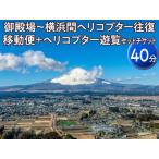 御殿場~横浜間ヘリコプター往復移動便+ヘリコプター遊覧