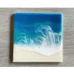 fu.... налог . теория остров. море Mini искусство 1 листов квадратный (10cm×10cm) цвет : vivid blue Кагосима префектура . теория блок 