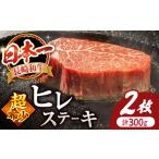 ふるさと納税 ヒレ ステーキ 長崎和牛 約300g（ 2枚 ）＜スーパーウエスト＞[CAG159] 長崎 長崎和牛 和牛 牛肉 肉 ヒレ フィレ ステーキ ヒレ ヒ.. 長崎県西海市