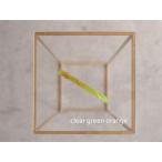 アクリル製ロングバレッタ clear green