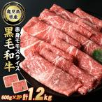 黒毛和牛 モモスライス 計1.2kg