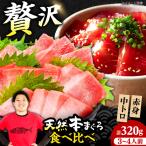 天然本まぐろ赤身&中トロセット 160g×2