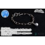 Only One ナチュラルバロックパールブレスレットS:全長約18…