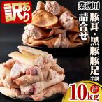 豚耳 黒豚半割詰合せ 合計10kg