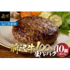 至極の前沢牛100%生ハンバーグ10個セット