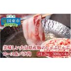 ふるさと納税 美味しい大分県産豚のしゃぶしゃぶ/ロース＆バラ肉1.2kg_0045N 大分県国東市