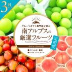 ショッピングふるさと納税 先行予約 ふるさと納税 ＜2026年発送先行予約＞フルーツギフト専門店が選ぶ南アルプスの厳選フルーツ定期便 全3品種（さくらんぼ・桃・シャインマス.. 山梨県南アルプス市