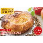 ふるさと納税 りんご園で焼いた贅沢アップルパイ(ホールサイズ)(BJ001) 茨城県大子町