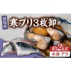 対馬 寒 ブリ 3枚おろし 約2kg