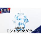 服 女 石垣島の藍染工房 Tシャツ カラー:マダラ