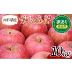 ふるさと納税 りんご 訳あり サンふじ 10kg (約30〜44玉) 山形県産 《先行予約 2024年11月中旬から発送開始》 FSY-0734 山形県