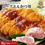 ブランド豚 ばんぶぅ 小分け ロース とんかつ用 2kg