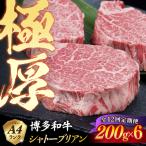 極厚 シャトーブリアン 200g×6枚