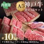神戸牛 A5 牛肉 贅沢3品セット 10kg