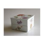 ふるさと納税 ARITA PORCELAIN LAB(アリタポーセリンラボ) 宝づくし・二段重 有田焼 お重 おせち おめでたい 電子レンジ 贈り物 贈答 二段 おも.. 佐賀県有田町