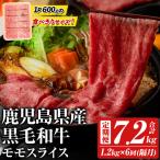 黒毛和牛モモスライス 総量7.2kg モモスライス