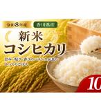 ふるさと納税 令和8年産新米 香川県産コシヒカリ10kg(精米) お米 白米 ライス ご飯 ブランド米 銘柄米 お弁当 おにぎり 食卓 産地直送 主食 .. 香川県東かがわ市